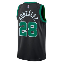 NBA - Hugo González Boston Celtics Jordan Brand Unisex Swingman Jersey - Black - Statement Edition