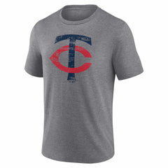 Minnesota Twins Heritage Personalized Any Name & Number Tri-Blend T-Shirt for sale