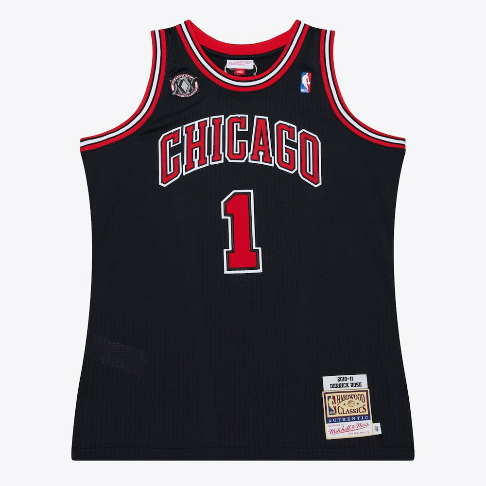 Mitchell & Ness - Derrick Rose Chicago Bulls 2010-11 Authentic Jersey - Black