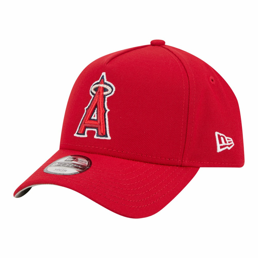 Los Angeles Angels New Era Youth 9FORTY A-Frame Adjustable Hat discount