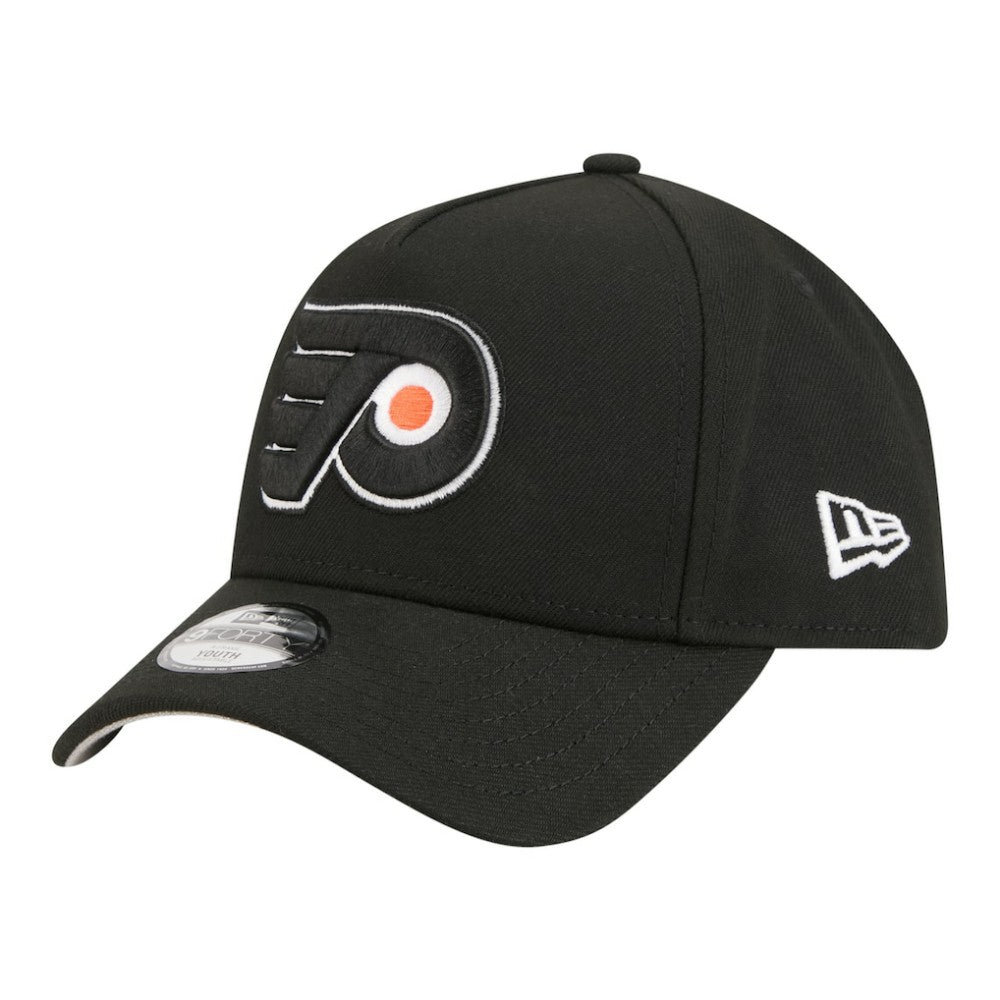 Philadelphia Flyers - New Era Youth 9FORTY A-Frame Adjustable Hat Black