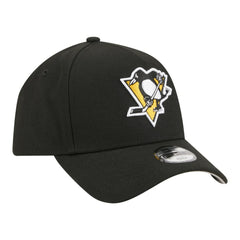 Pittsburgh Penguins New Era Youth 9FORTY A-Frame Adjustable Hat Black
