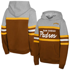 San Diego Padres Mitchell & Ness Youth Cooperstown Head Coach Pullover Hoodie Lifestyle