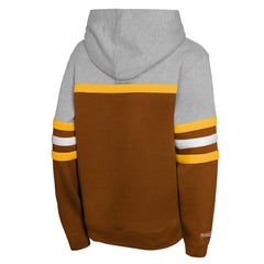 San Diego Padres Mitchell & Ness Youth Cooperstown Head Coach Pullover Hoodie Lifestyle