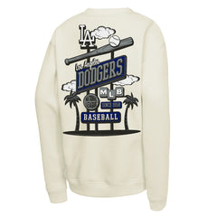 Los Angeles Dodgers Mitchell & Ness Youth Retro Billboard Sweatshirt discount