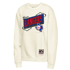 Texas Rangers Mitchell & Ness Youth Retro Billboard Sweatshirt Online