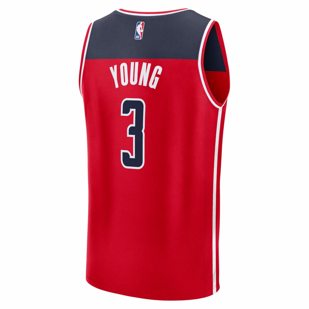 Trae Young Washington Wizards Fast Break Jersey - Icon Edition - Red | NBA Jerseys