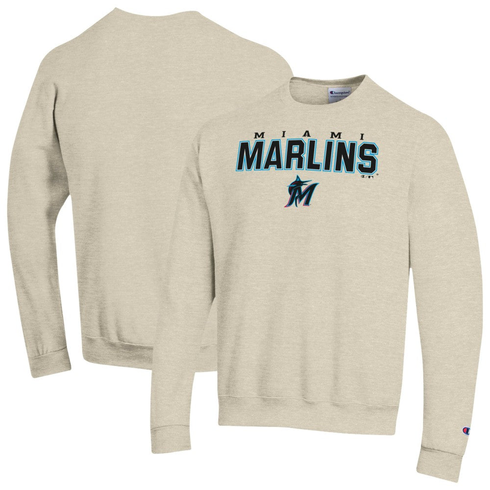 Miami Marlins Champion Eco Powerblend Sweatshirt Clearance