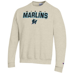 Miami Marlins Champion Eco Powerblend Sweatshirt Clearance