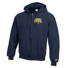 Milwaukee Brewers Champion Eco Powerblend Full-Zip Hoodie Online
