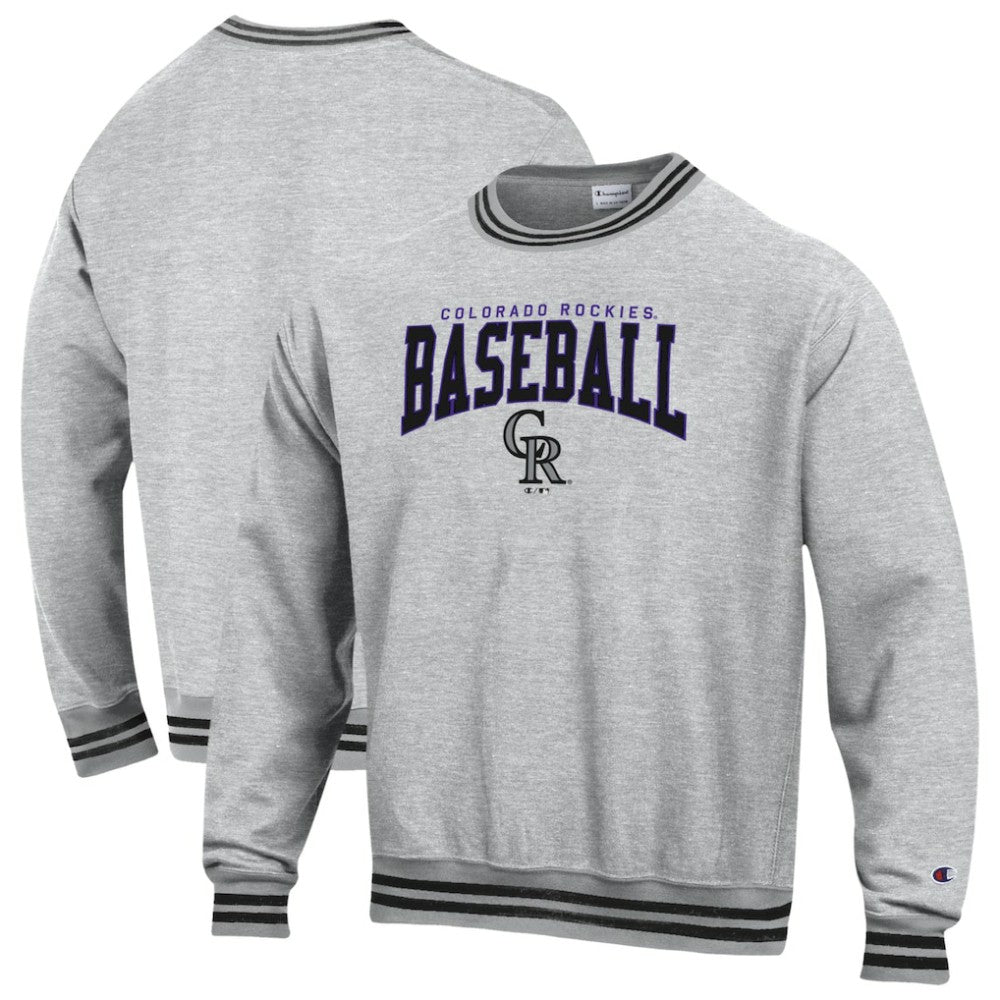 Colorado Rockies Champion Reverse Weave Sweatshirt Lifestyle