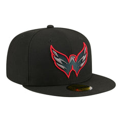 Washington Capitals New Era Color Pop 59FIFTY Fitted Hat Black