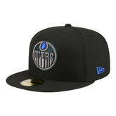 Edmonton Oilers - New Era Color Pop 59FIFTY Fitted Hat Black
