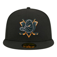 Anaheim Ducks - New Era Color Pop 59FIFTY Fitted Hat Black