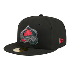 Colorado Avalanche - New Era Color Pop 59FIFTY Fitted Hat Black