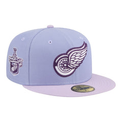 Detroit Red Wings - New Era Lavender Bloom 59FIFTY Fitted Hat Light Purple/Purple