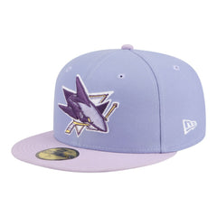 San Jose Sharks - New Era Lavender Bloom 59FIFTY Fitted Hat Light Purple/Purple