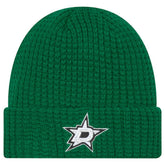 Dallas Stars - New Era Waffle Cuffed Knit Hat Kelly Green