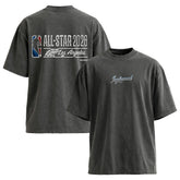 NBA - round21 Unisex 2026 NBA All-Star Game Court T-Shirt - Gray
