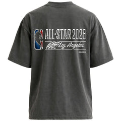 NBA - round21 Unisex 2026 NBA All-Star Game Court T-Shirt - Gray