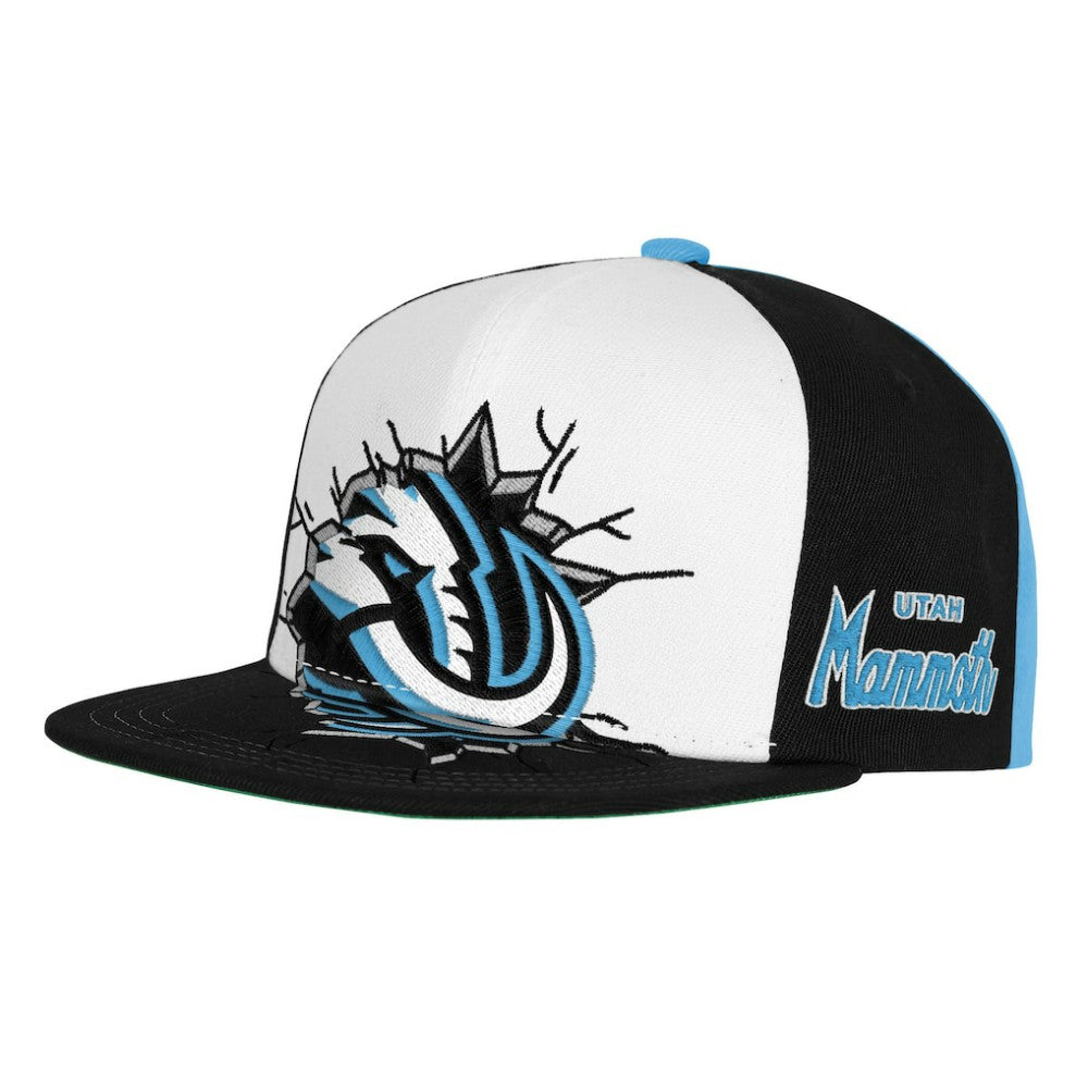 Utah Mammoth - Mitchell & Ness Youth Mascot Snapback Hat Navy