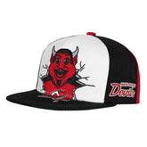 New Jersey Devils - Mitchell & Ness Youth Mascot Snapback Hat Red
