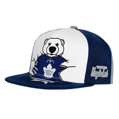 Toronto Maple Leafs - Mitchell & Ness Youth Mascot Snapback Hat Navy