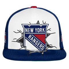 New York Rangers Mitchell & Ness Youth Mascot Snapback Hat Navy