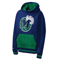 Mitchell & Ness - Dallas Mavericks Youth Playmaker Fashion Fleece Hoodie - Navy