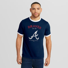 Atlanta Braves Darius Rucker Collection by Fanatics Washed Ringer T-Shirt Clearance