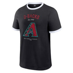 Arizona Diamondbacks Darius Rucker Collection by Fanatics Washed Ringer T-Shirt On Sale