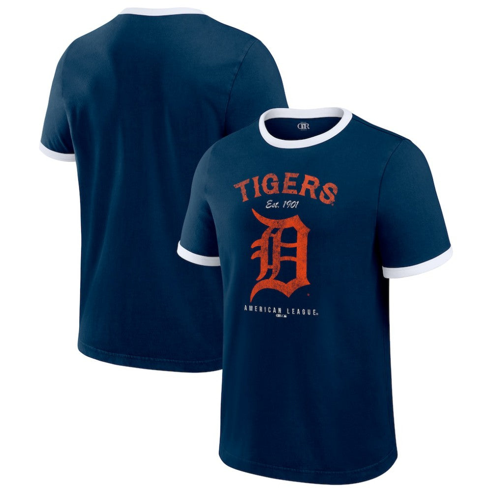 Detroit Tigers Darius Rucker Collection by Fanatics Washed Ringer T-Shirt Clearance