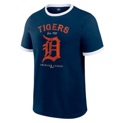 Detroit Tigers Darius Rucker Collection by Fanatics Washed Ringer T-Shirt Clearance