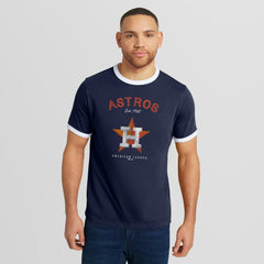 Houston Astros Darius Rucker Collection by Fanatics Washed Ringer T-Shirt Online