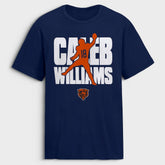 Caleb Williams Chicago Bears Silo T-Shirt Navy - NFL