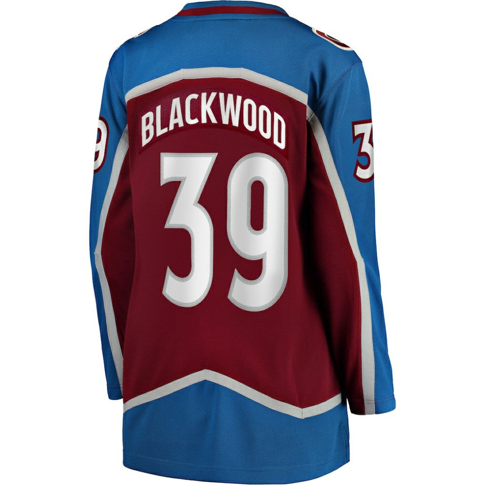 Mackenzie Blackwood Colorado Avalanche Fanatics Women's Home Breakaway Jersey - Burgundy | NHL Jerseys