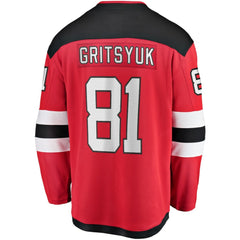 Arseny Gritsyuk New Jersey Devils - Fanatics Home Breakaway Jersey Red