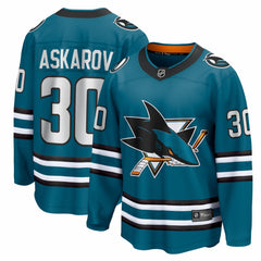 Yaroslav Askarov San Jose Sharks - Fanatics Home Breakaway Jersey Teal