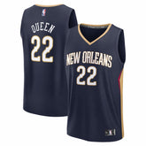 Fanatics - Derik Queen New Orleans Pelicans Fast Break Replica Jersey - Icon Edition - Navy