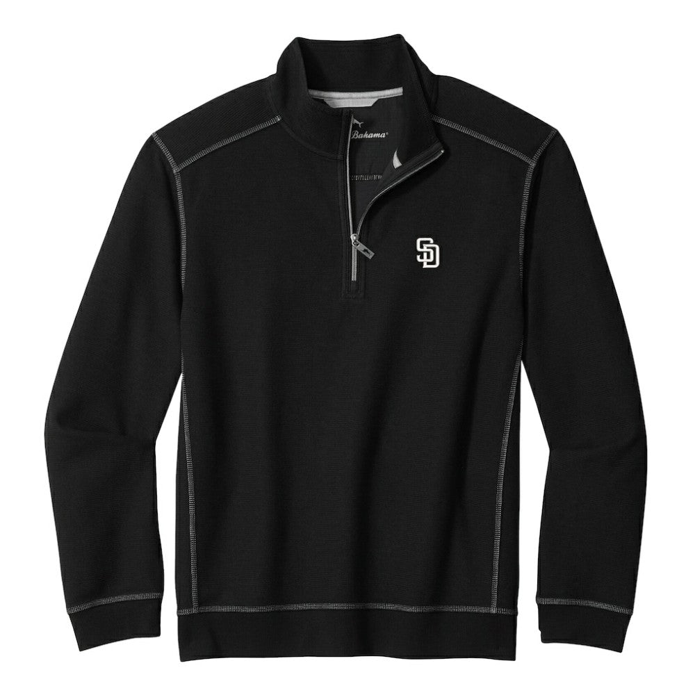 San Diego Padres Tommy Bahama Montego Bay Half-Zip Sweatshirt Sale