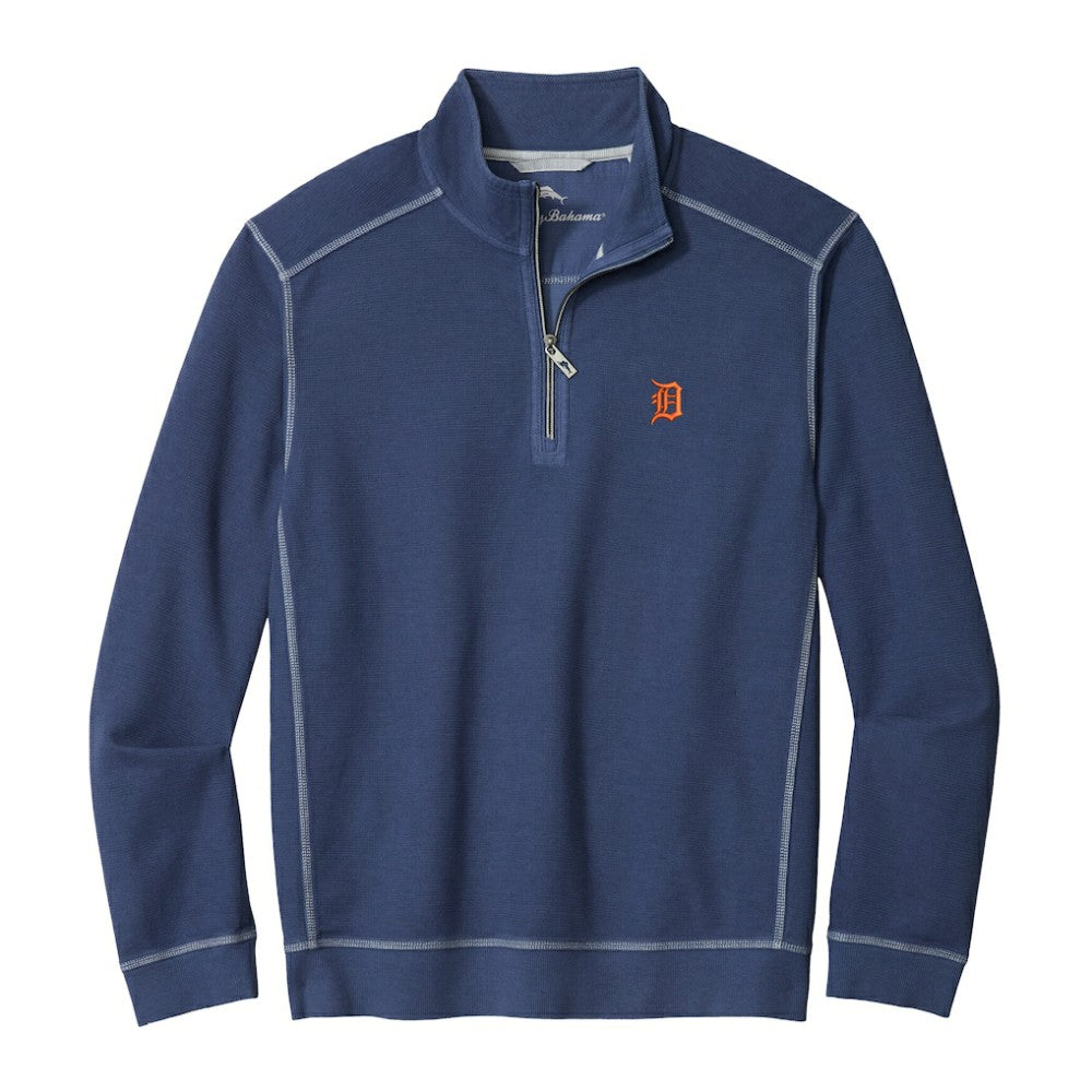 Detroit Tigers Tommy Bahama Montego Bay Half-Zip Sweatshirt Near Me