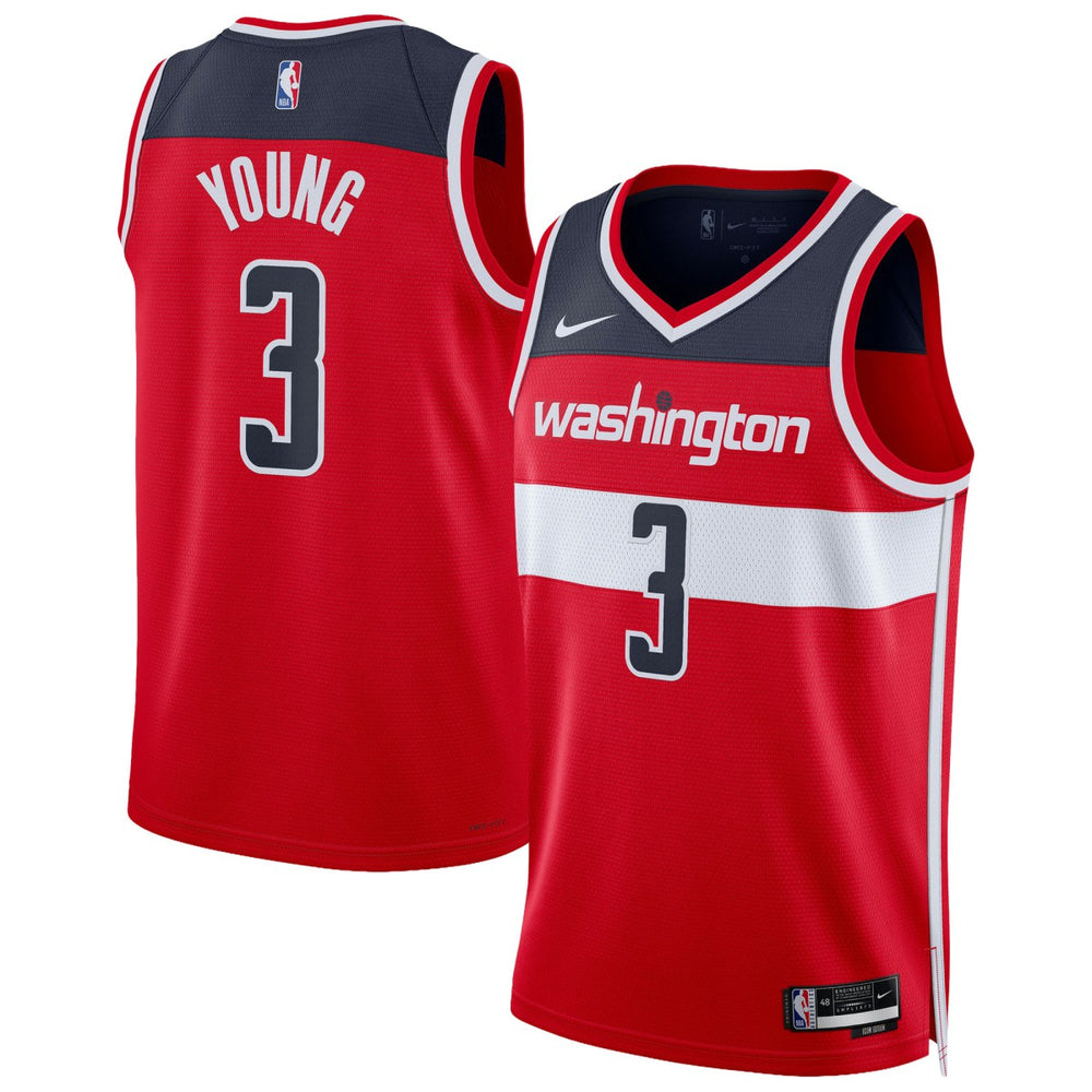 Nike - Trae Young Washington Wizards Unisex Swingman Jersey - Icon Edition - Red