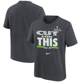 Seattle Seahawks Youth Super Bowl LX Champions Parade T-Shirt Charcoal - Nike