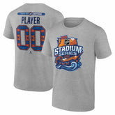Tampa Bay Lightning - 2026 NHL Stadium Series Personalized Name & Number T-Shirt Gray