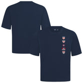 USMNT Levelwear Luxe Signature Knit Timeline T-Shirts - Navy