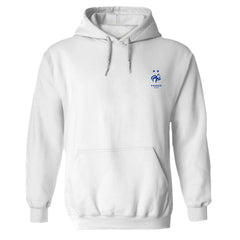 France National Team Vive La Fete Women's Impressions Artwork Hoodie - White