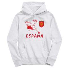 Spain National Team Vive La Fete Youth Chilena Style Hoodie - White