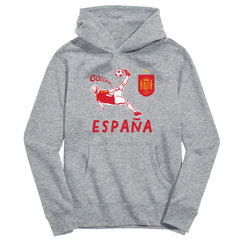 Spain National Team Vive La Fete Youth Chilena Style Hoodie - Gray