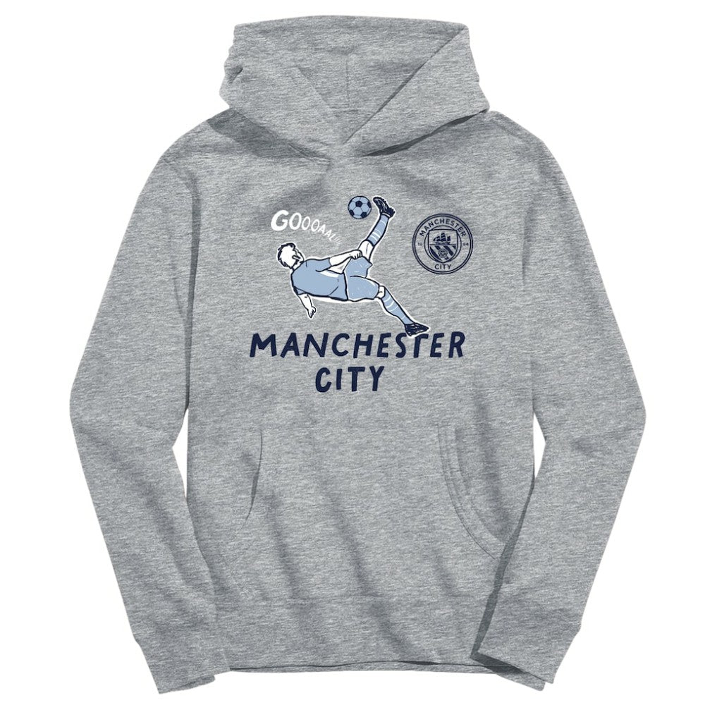 Manchester City Vive La Fete Youth Chilena Style Hoodie - Gray