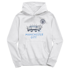 Manchester City Vive La Fete Youth Stadium Style Hoodie - White